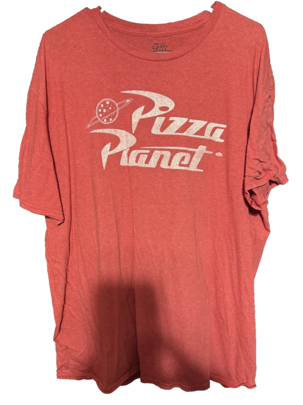 Toy Story Pizza Planet Disney T Shirt Red Men's Size 2XL